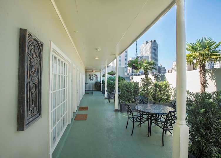 Sun Deck Area at Bienville House