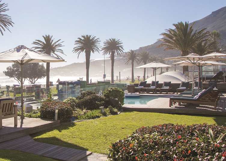 Swimming pool area, The Bay