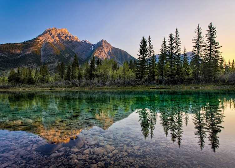 Mount Lorette Ponds, near Canmore, Alberta