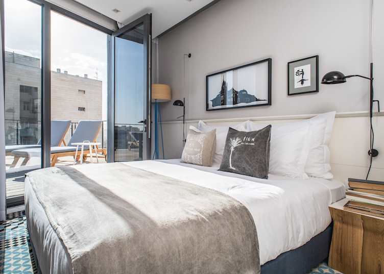 Classic terrace room, Bezalel Hotel, Jerusalem