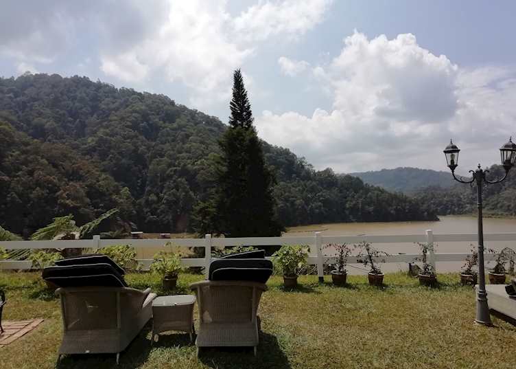 The Lake House  view from garden