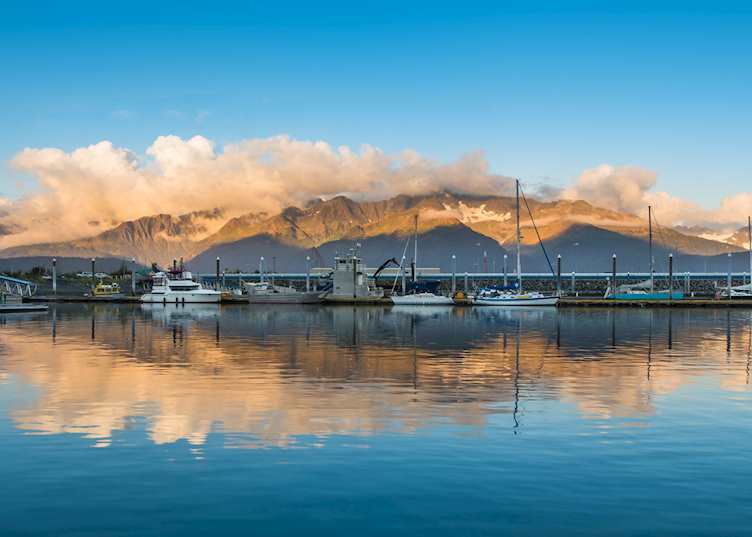 Harbor in Seward, Alaska
