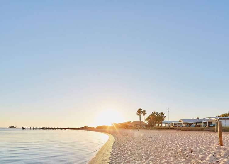 RAC Monkey Mia Dolphin Resort at sunrise