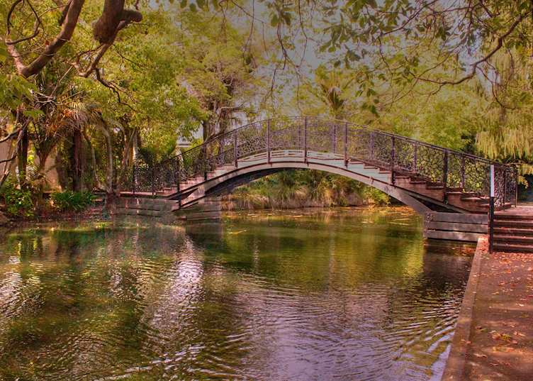 Bridge at Queen's Gardens in Nelson