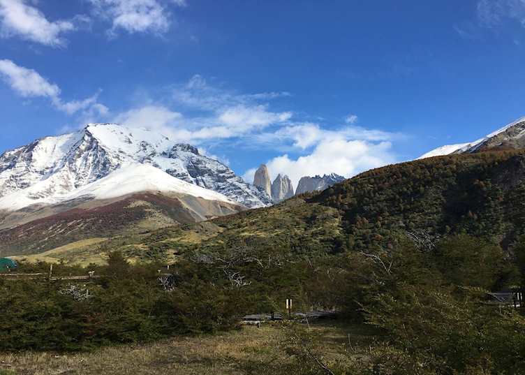 Torres del Paine from Eco Camp