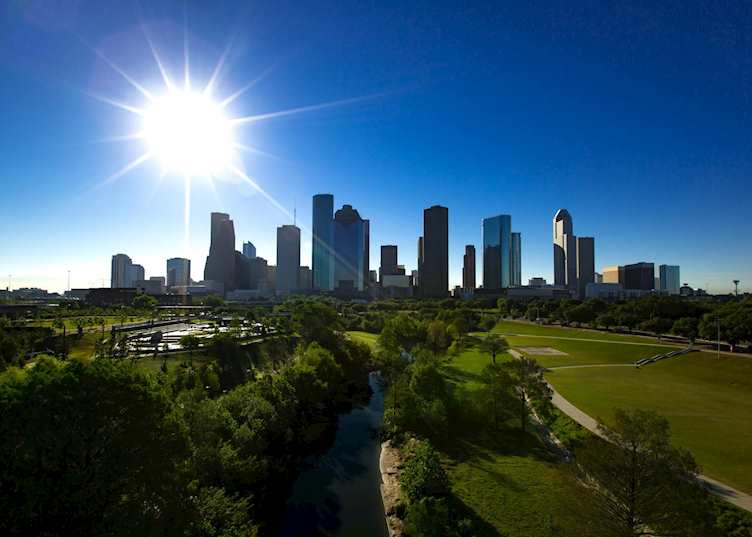 Houston Skyline & Bayou