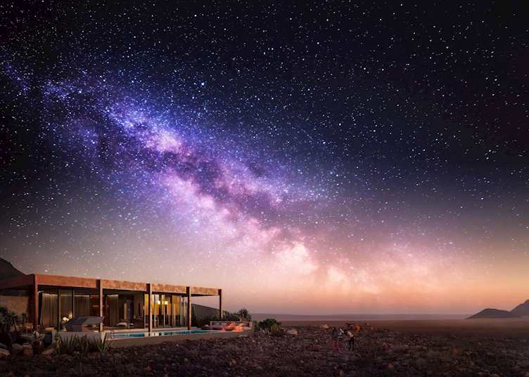Night sky at Sossusvlei Desert Lodge
