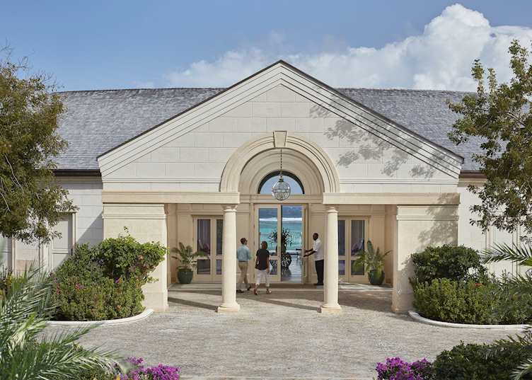 Entrance at Mandarin Oriental, Canouan