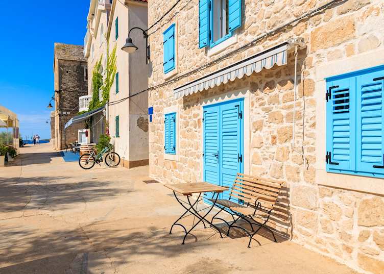 Traditional Dalmatian shutters, Croatia