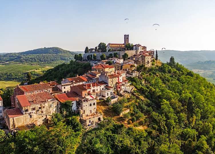 Hilltop town of Motovun, Istria