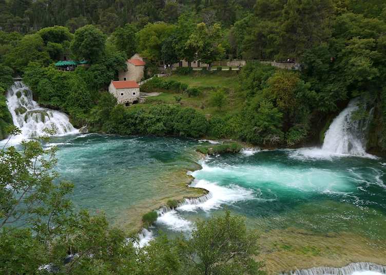 Travertine cascades, Krka National Park