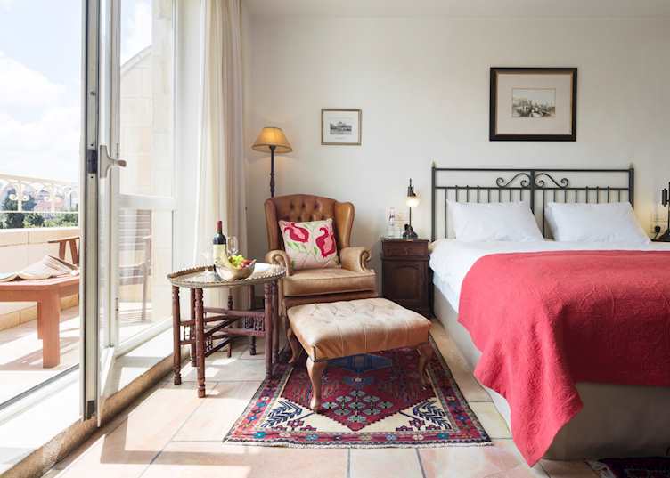 Comfort room with balcony, The American Colony, Jerusalem