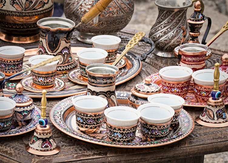Coffee ceremony in Mostar, Bosnia and Herzegovina