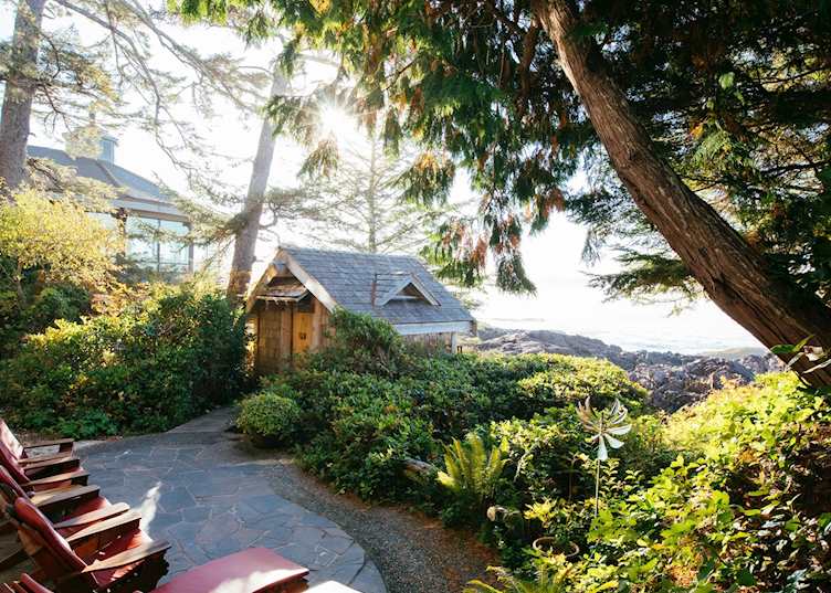 Spa Patio at The Wickaninnish Inn, Tofino