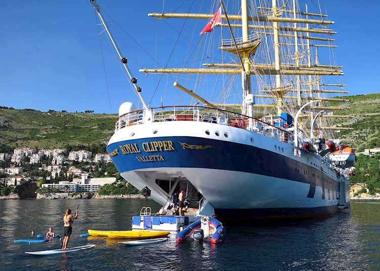 Water activities, Royal Clipper