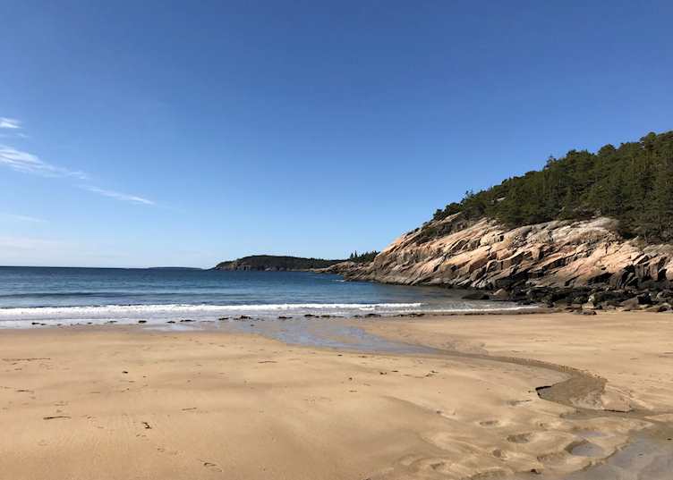 Sand beach, Acadia National Park