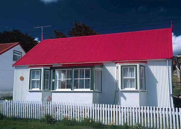 A typical house in Stanley, The Falkland Islands