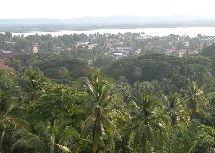 View of Mawlamyine from Kipling's Pagoda (Kyaikthanlan Paya)