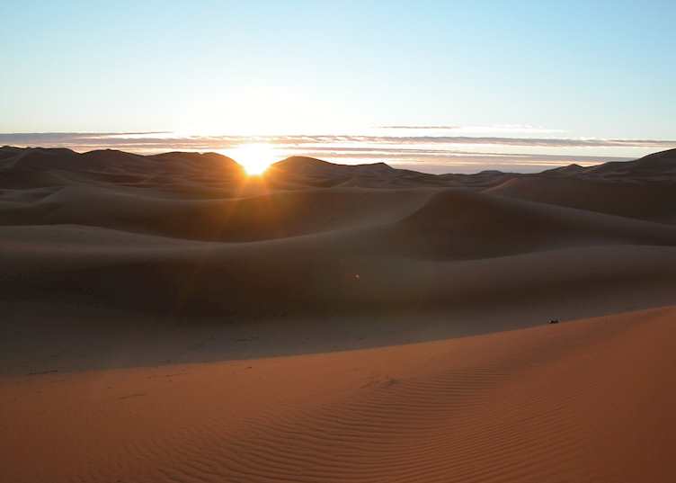 The Erg Chebbi, Morocco