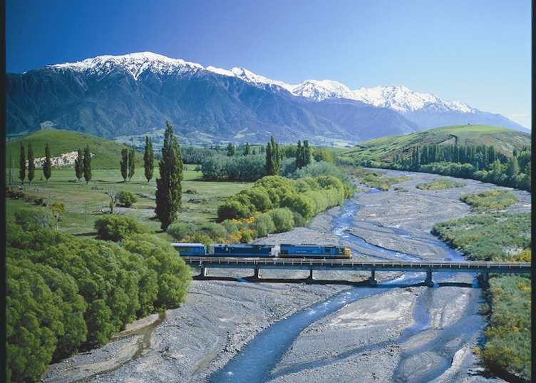 The Coastal Pacific train, New Zealand
