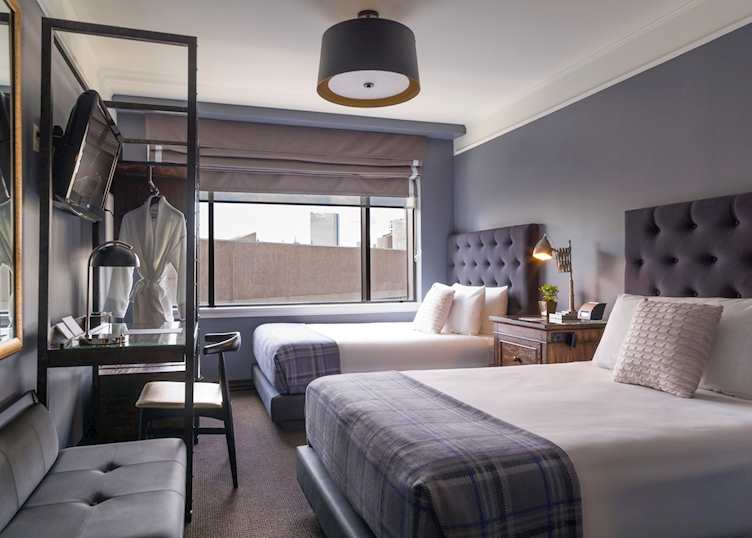 Deluxe Double guestroom, The Boxer Hotel, Boston
