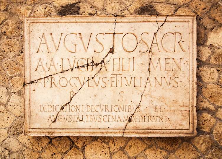 Ancient text, Herculaneum