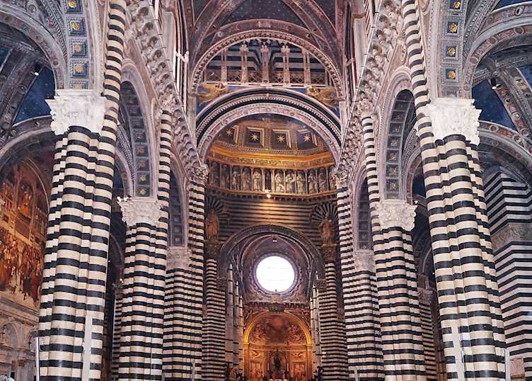 Interior of Siena Cathedral, Siena, Tuscany