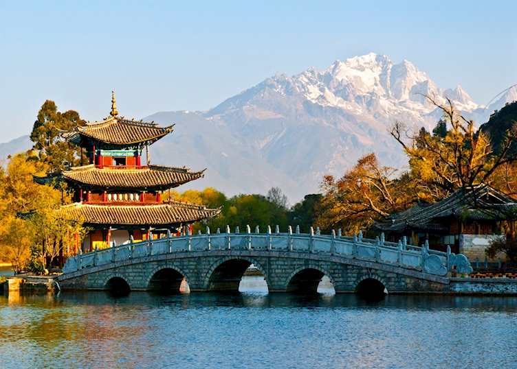Jade Dragon Mountain from the Black Dragon Pool, Lijiang