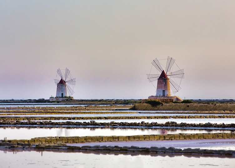 Salt mills, Trapani 