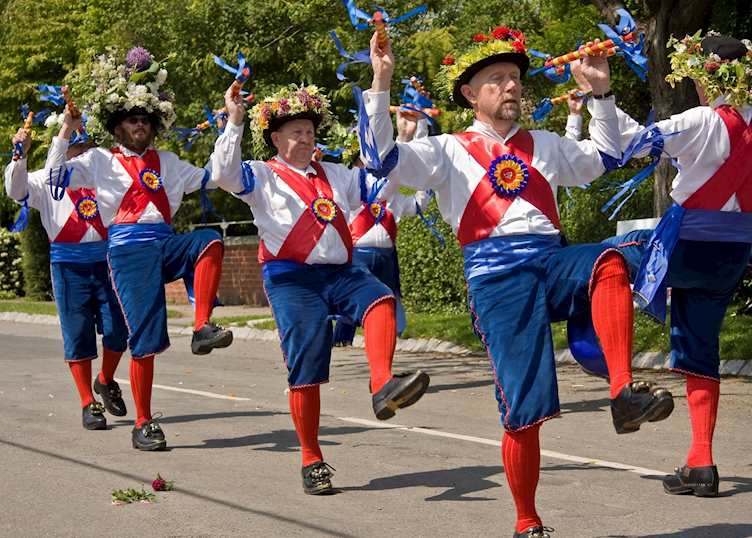 Morris dancers in Yorkshire