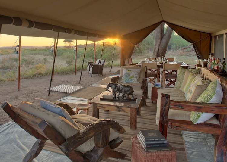 Dining area at Kichaka