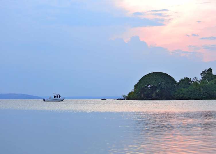 Fishing from Rubondo Island