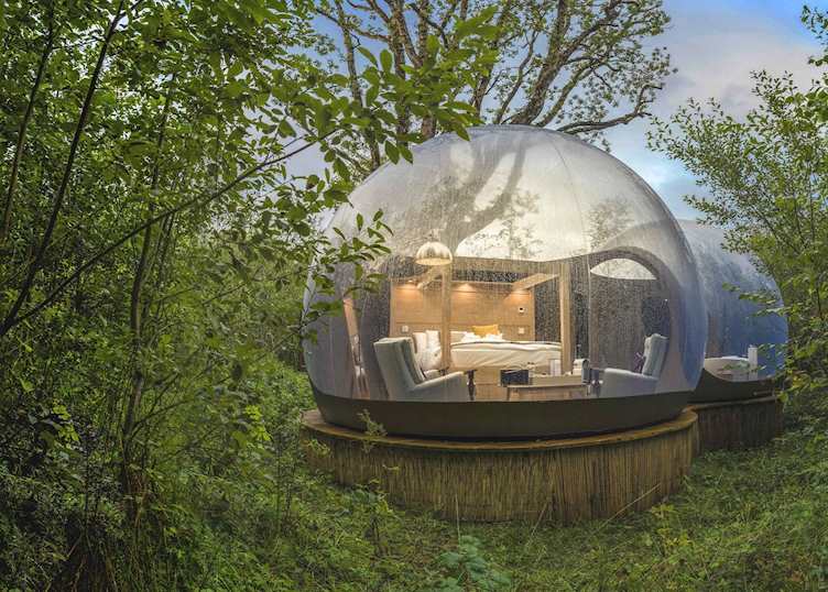 Bubble dome at Finn Lough 