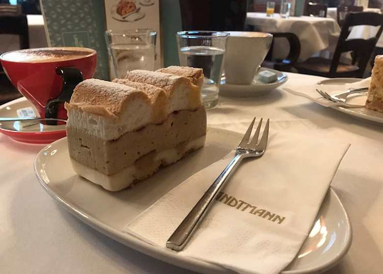 Coffee and cake at Cafe Landtmann, Vienna