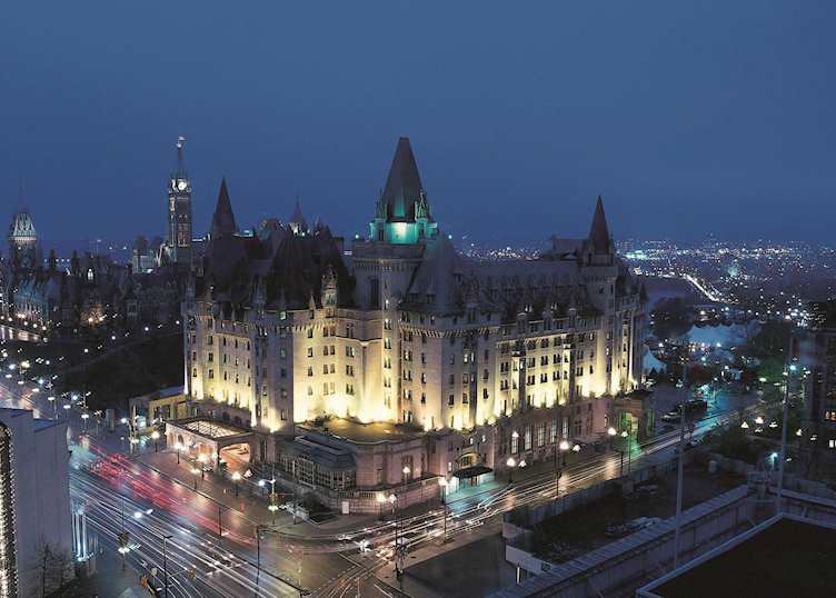 Night at the Fairmont Chateau Laurier, Ottawa