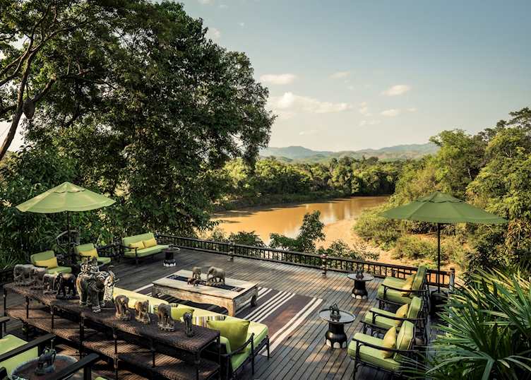 Four Seasons Tented Camp - restaurant view