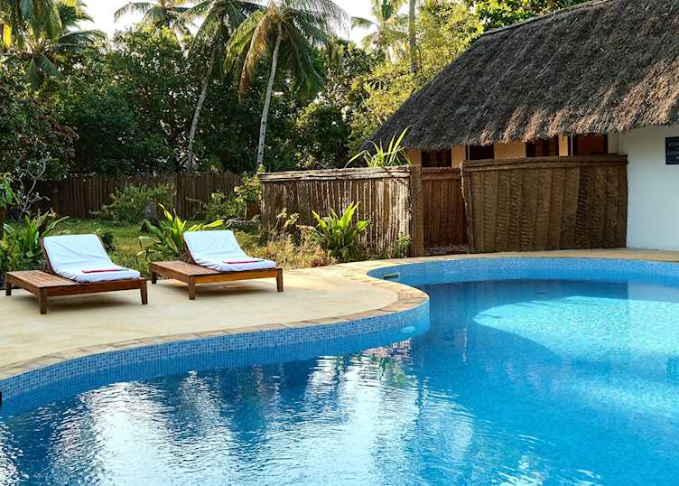 Pool area, Pole Pole Bungalows