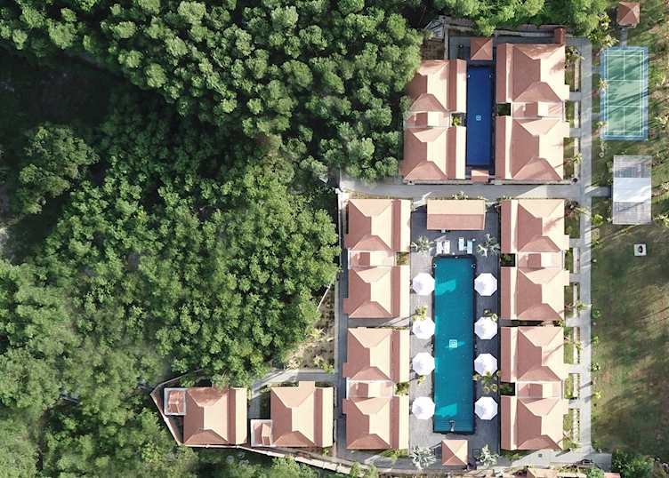 Aerial View, Pilgrimage Village Hotel