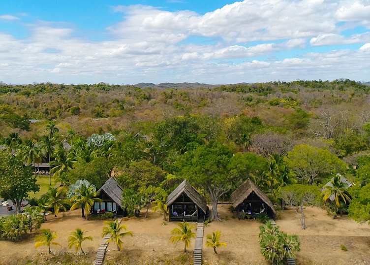 Aerial view, Anjajavy le Lodge