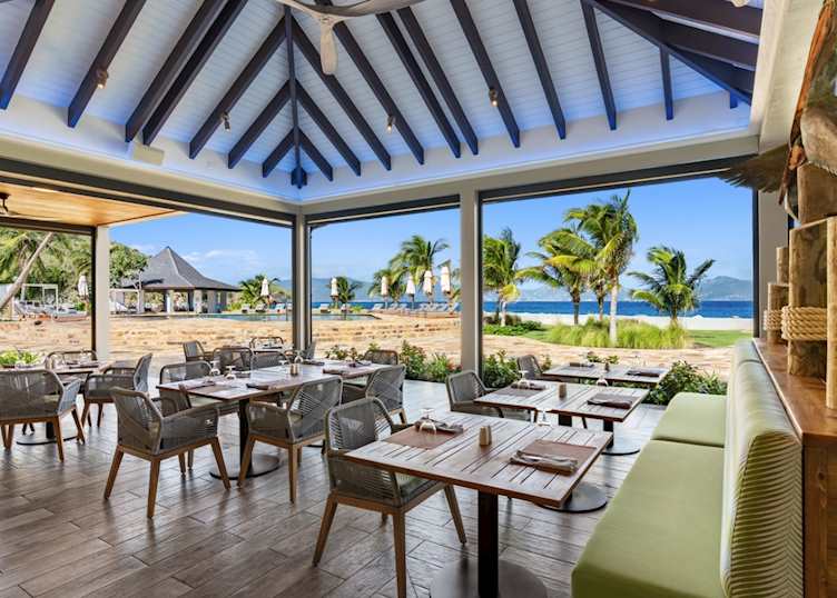 Drunken Pelican restaurant, Peter Island Resort and Spa