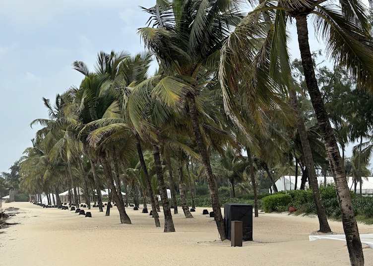 A beautiful beach side at St.Regis South Goa