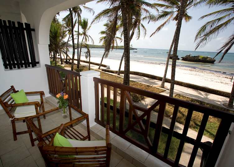 View from the rooms at Hemingways Hotel, Watamu