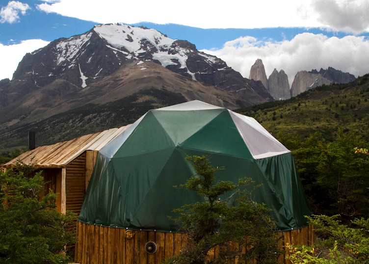 Superior dome tent, Eco Camp, Torres del Paine National Park