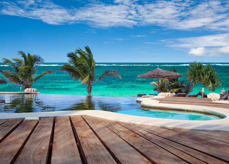 Swimming pool at Waterlovers Beach Resort, Diani Beach