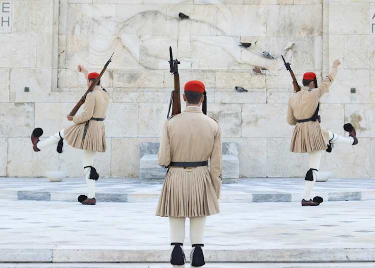 Changing of the guards, Athens