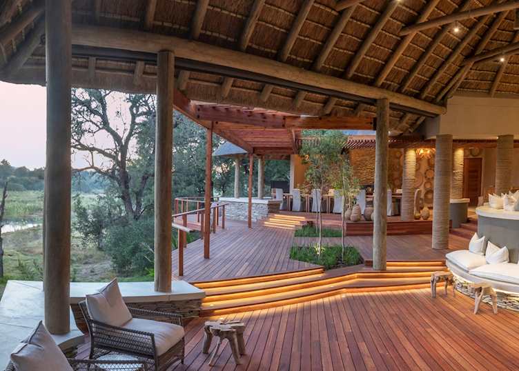 Lounge at Dulini River Lodge