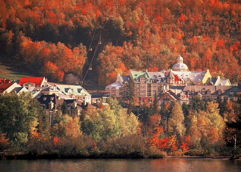 Tremblant in the autumn, the Laurentians Tremblant in the autumn, the Laurentians