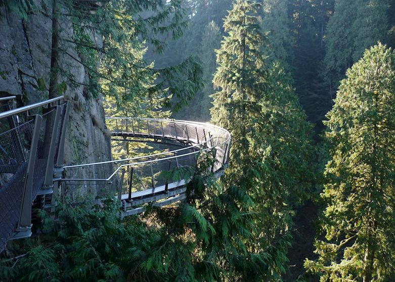 Cliffwalk at Capilano Suspension Bridge, Vancouver Cliffwalk at Capilano Suspension Bridge, Vancouver
