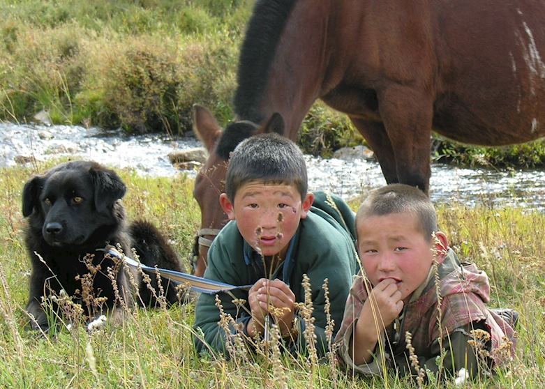 Mongolian Children Mongolian Children