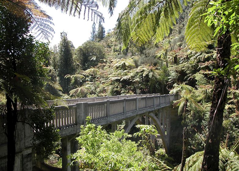 Bridge to Nowhere, Whanganui National Park Bridge to Nowhere, Whanganui National Park